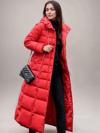 Isla | Long Belted Puffer Coat