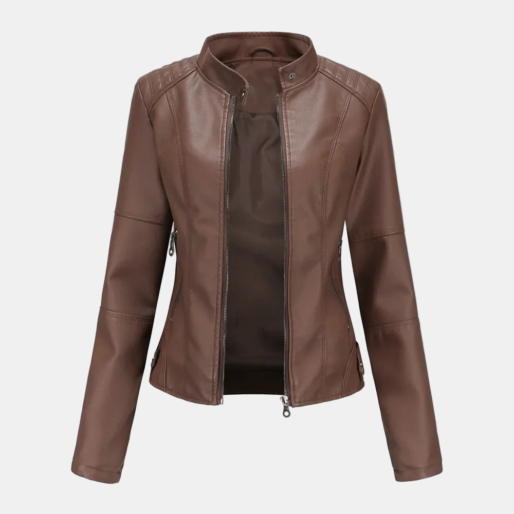 Victoria | Trendy Leather Jacket