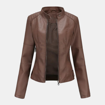Victoria | Trendy Leather Jacket