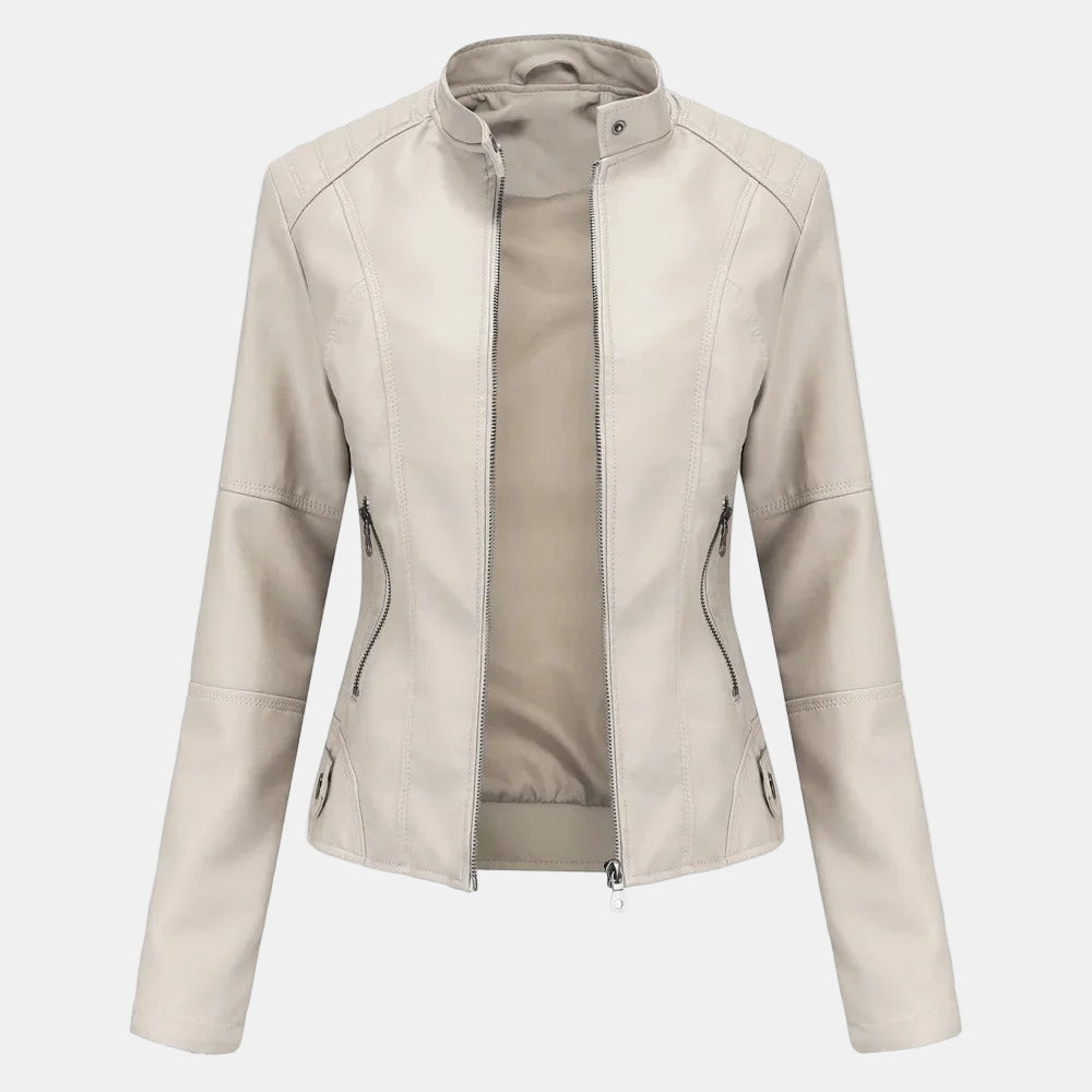 Victoria | Trendy Leather Jacket