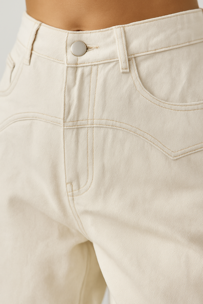 Mille | White Vintage Baggy Boyfriend Jeans