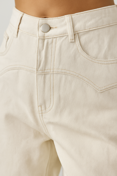 Mille | White Vintage Baggy Boyfriend Jeans