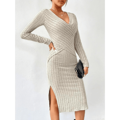 Kailani | Elegant Fall Dress, Warm & Comfy