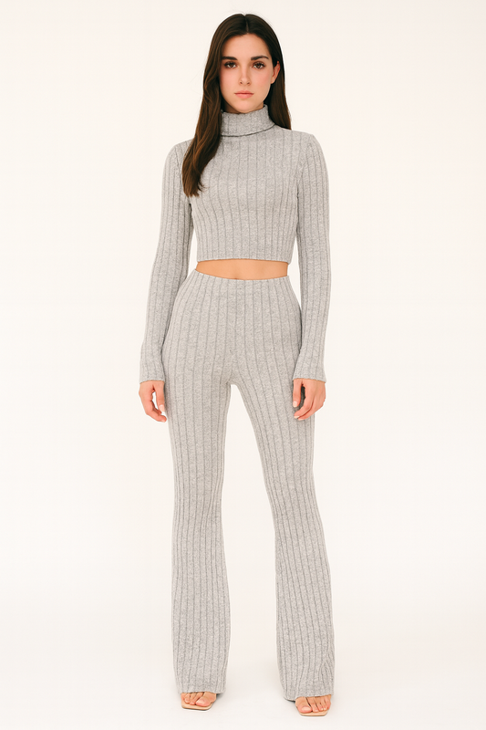Savina | Rib Knit Loungewear Set for Fall