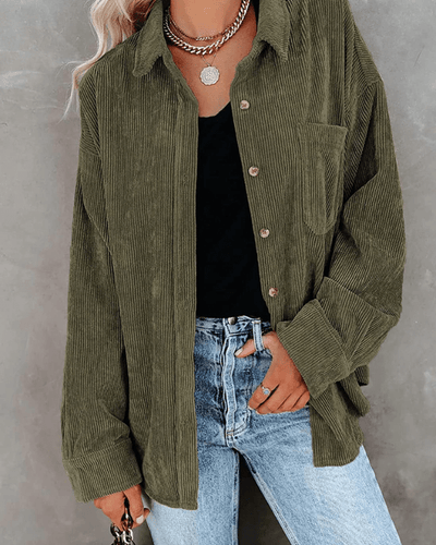 Floor | Stylish Comfortable Corduroy Blouse