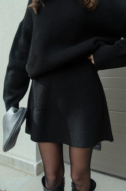 Indra | Elegant Sweater and Skirt Set
