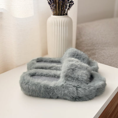 Alicia Faux Fur Slippers