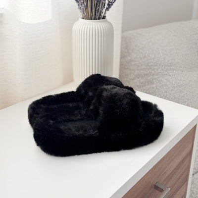 Alicia Faux Fur Slippers