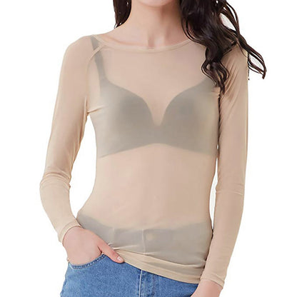 Feliz | Daring Sheer Mesh Top